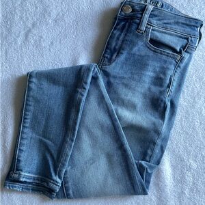 American Eagle denim jeggings - skinny fit size 4 long/tall